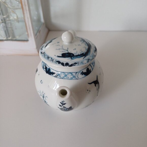 Gorgeous 1985 Franklin Mint WORCESTER Fine Porcelain Japanese Mini Teapot - Picture 3 of 13